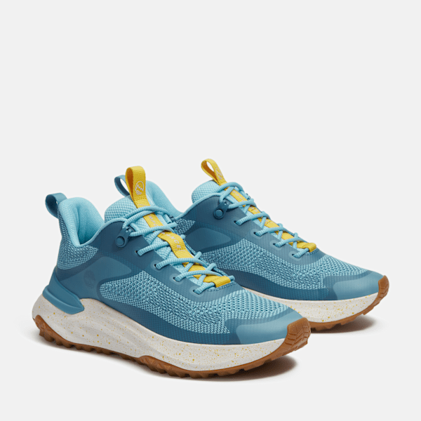 Timberland Motion Access Low Lace-Up Sneaker Medium Blue Knit Women'S