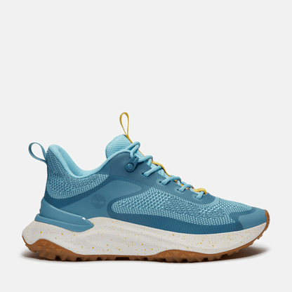 Timberland Motion Access Low Lace-Up Sneaker Medium Blue Knit Women'S