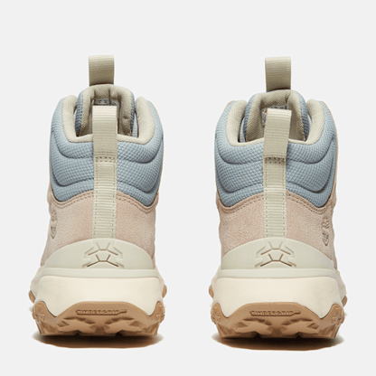 Timberland Motion Access Mid Waterproof Sneaker Light Beige Suede Women'S