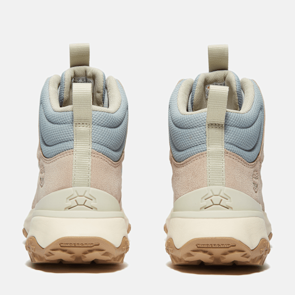 Timberland Motion Access Mid Waterproof Sneaker Light Beige Suede Women'S