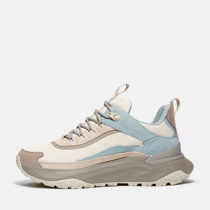 Timberland Women'S Motion Access Waterproof Sneaker Natural Mesh/Light Blue