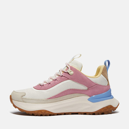Timberland Women'S Motion Access Waterproof Sneaker White Mesh/Pink
