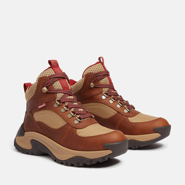 Timberland Mt Maddsen Peak Waterproof Hiking Boot Rust Full-Grain Women'S