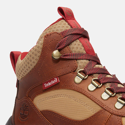 Timberland Women'S Mt. Maddsen Peak Waterproof Hiking Boot Rust Full-Grain