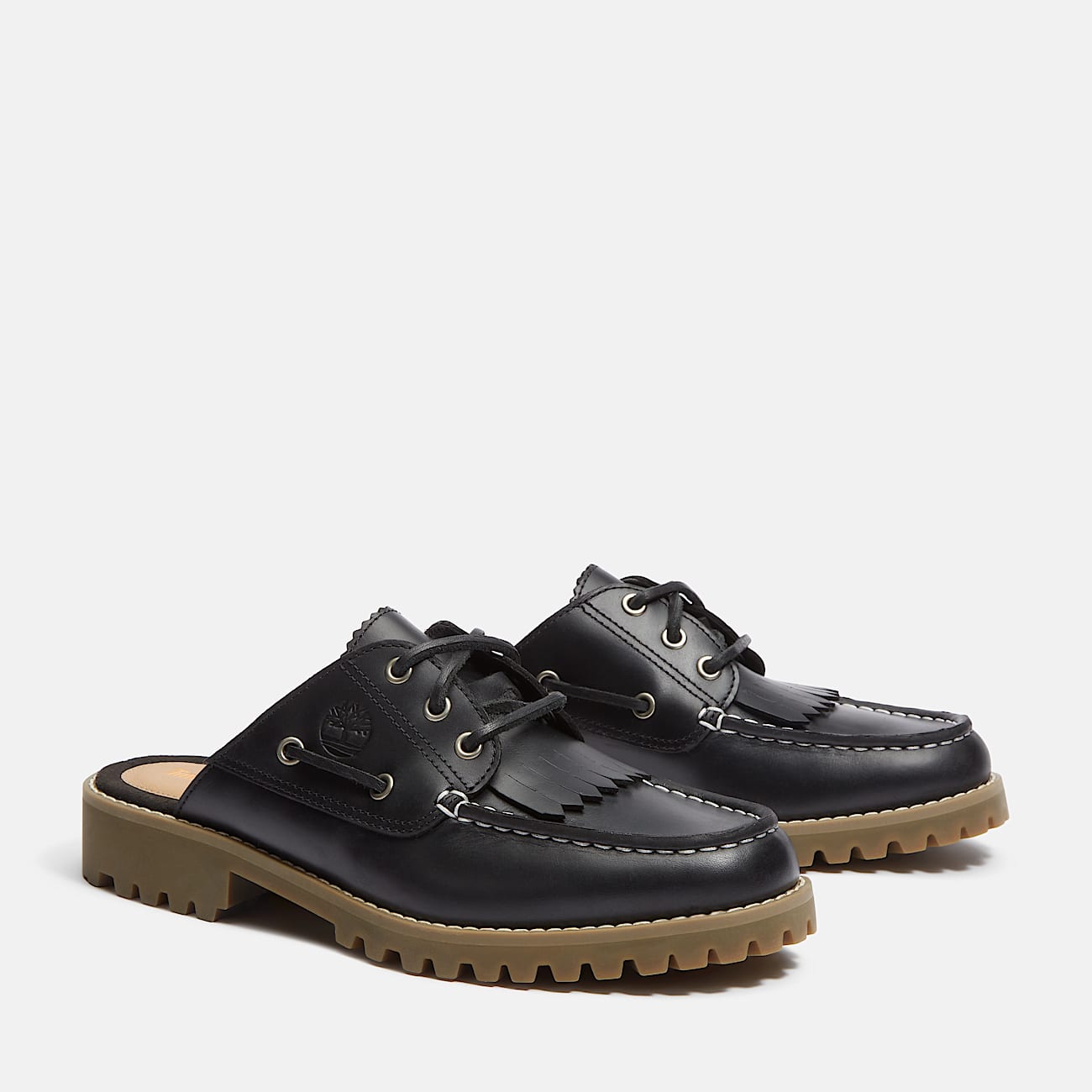 Timberland Women'S Noreen Mule Shoe Black Full-Grain