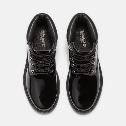 Timberland Patent Leather Premium 6-Inch Waterproof Boot Black Patent Leather Women'S