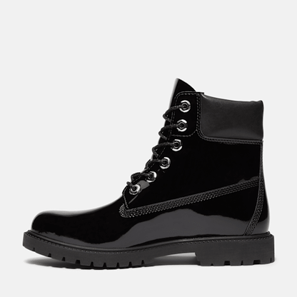 Timberland Patent Leather Premium 6-Inch Waterproof Boot Black Patent Leather Women'S