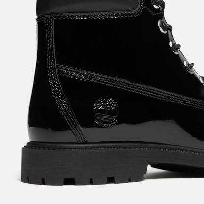 Timberland Patent Leather Premium 6-Inch Waterproof Boot Black Patent Leather Women'S
