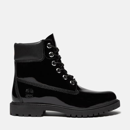 Timberland Patent Leather Premium 6-Inch Waterproof Boot Black Patent Leather Women'S