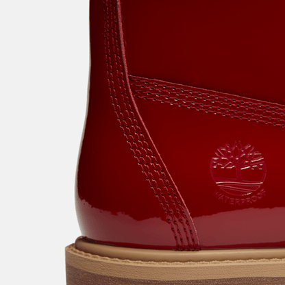 Timberland Patent Leather Premium 6-Inch Waterproof Boot Red Patent Leather Women'S