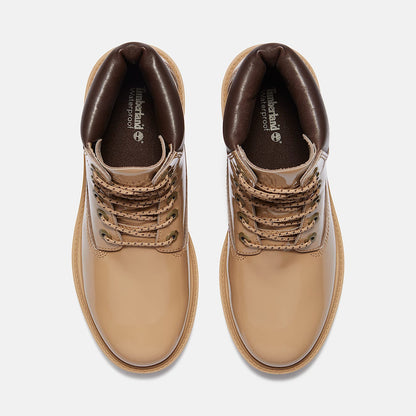 Timberland Women'S Patent Leather Premium 6-Inch Waterproof Boot Wheat Patent Leather