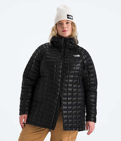 The North Face Women Plus THERMOBALL Hooded Parka TNF Black Summit Navy