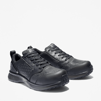 Timberland Reaxion Composite Toe Work Sneaker Black/Grey Women'S