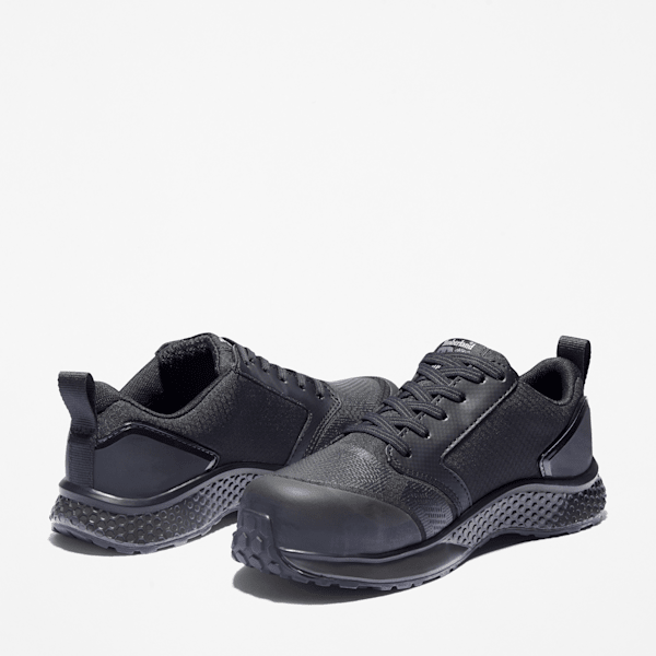 Timberland Reaxion Composite Toe Work Sneaker Black/Grey Women'S