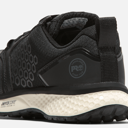 Timberland Reaxion Composite Toe Work Sneaker Black/White Women'S