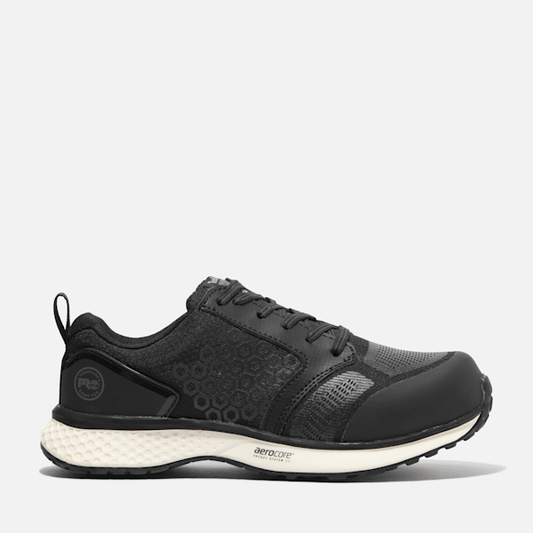 Timberland Reaxion Composite Toe Work Sneaker Black/White Women'S