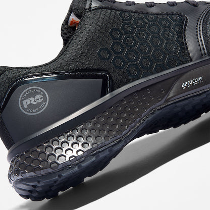 Timberland Women'S Reaxion Composite Toe Work Sneaker Black/Grey