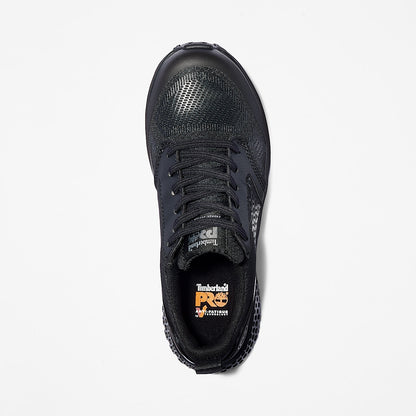 Timberland Women'S Reaxion Composite Toe Work Sneaker Black/Grey