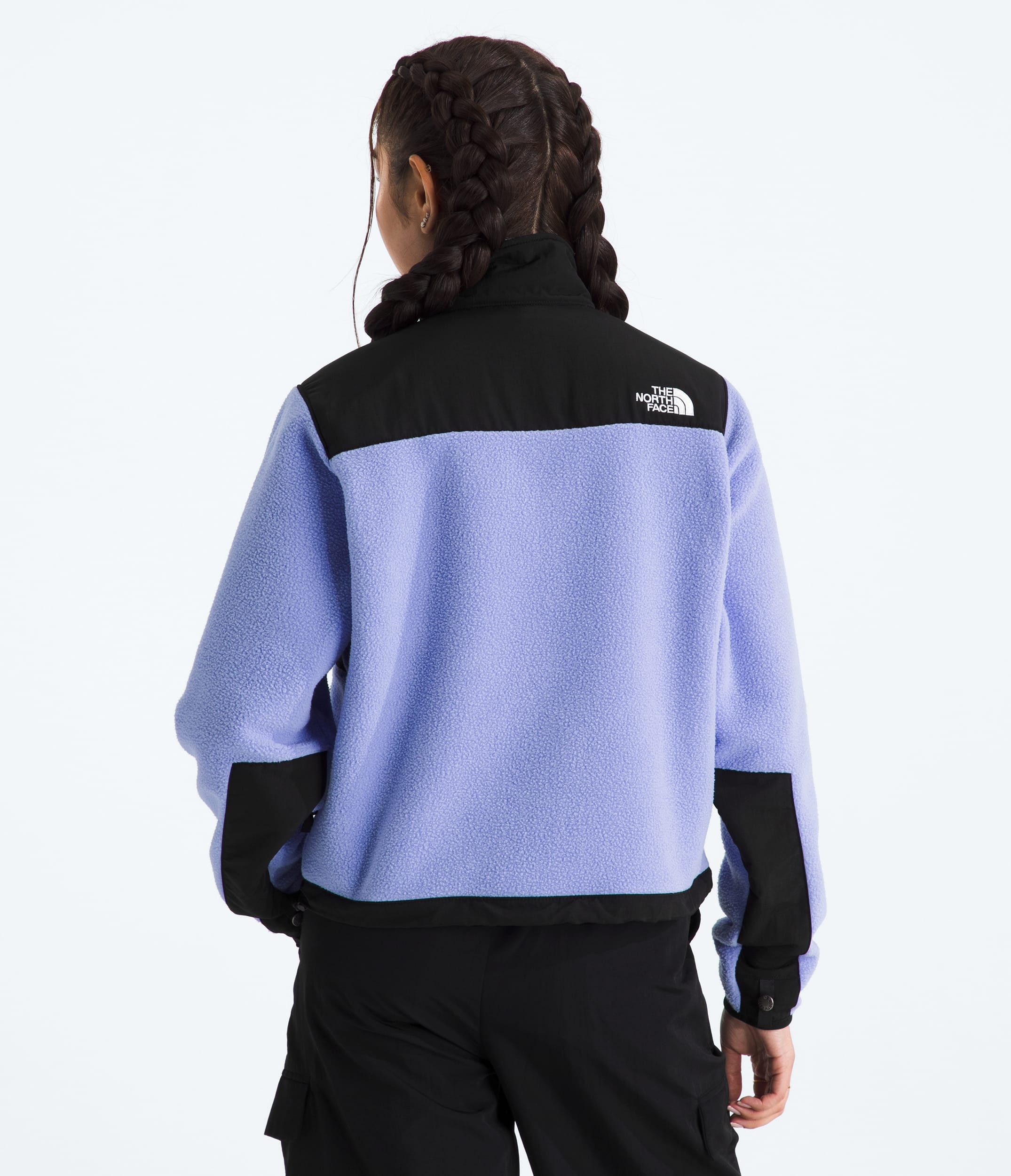 The North Face Women’s Retro Denali Jacket Periwinkle Glow-Tnf Black