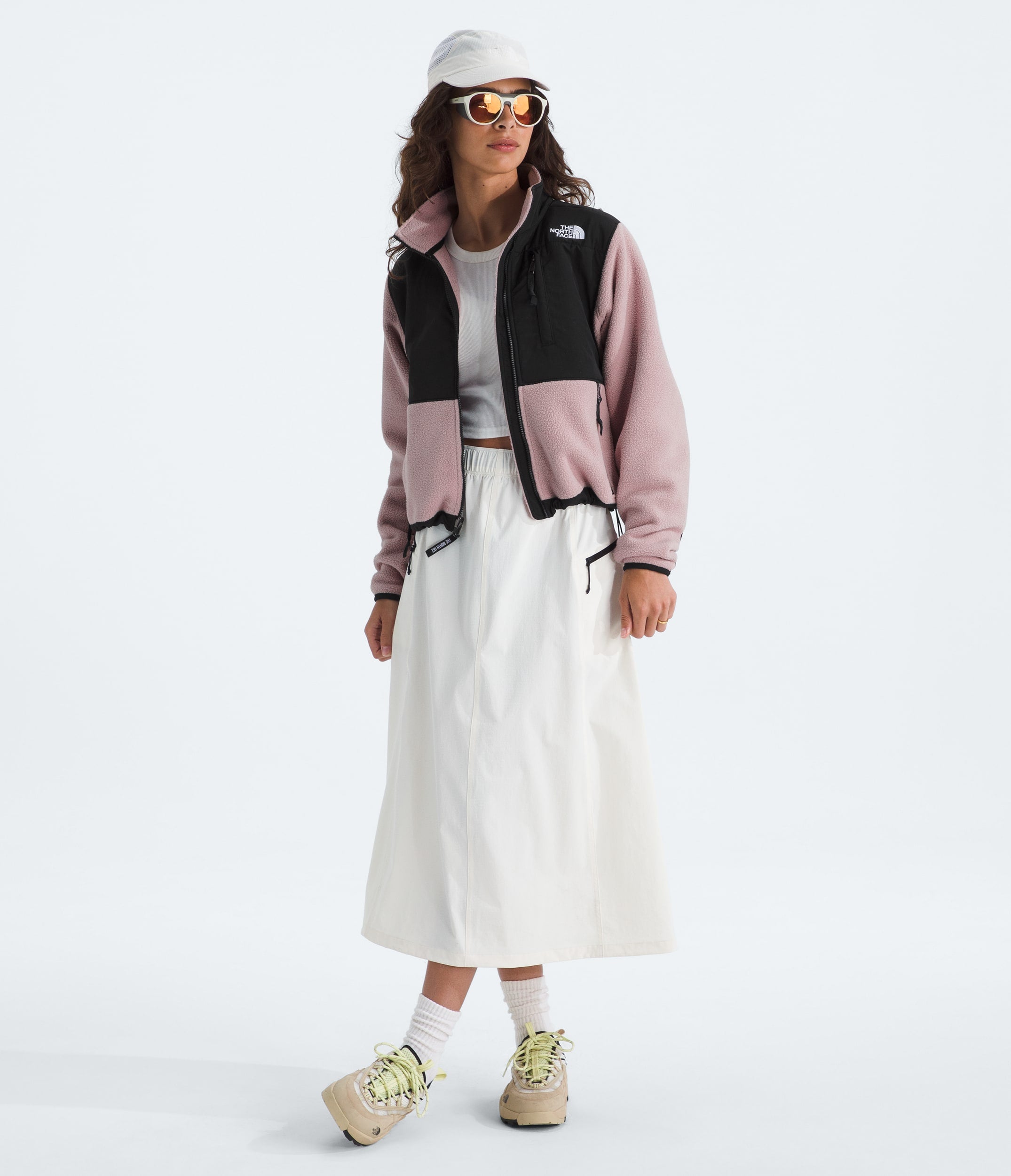 The North Face Women’s Retro Denali Jacket Metal Pink-Tnf Black