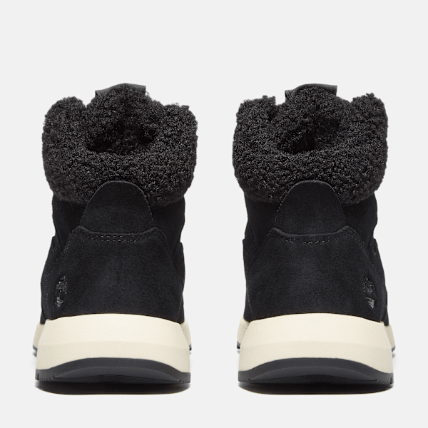 Timberland Retro Swift High-Top Sneaker Black Suede Women'S