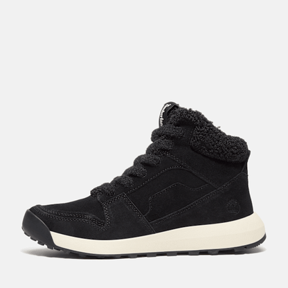 Timberland Retro Swift High-Top Sneaker Black Suede Women'S