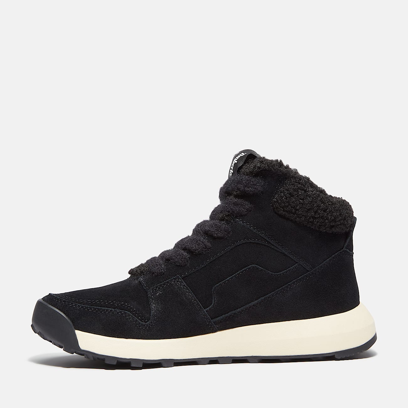 Timberland Women'S Retro Swift High-Top Sneaker Black Suede