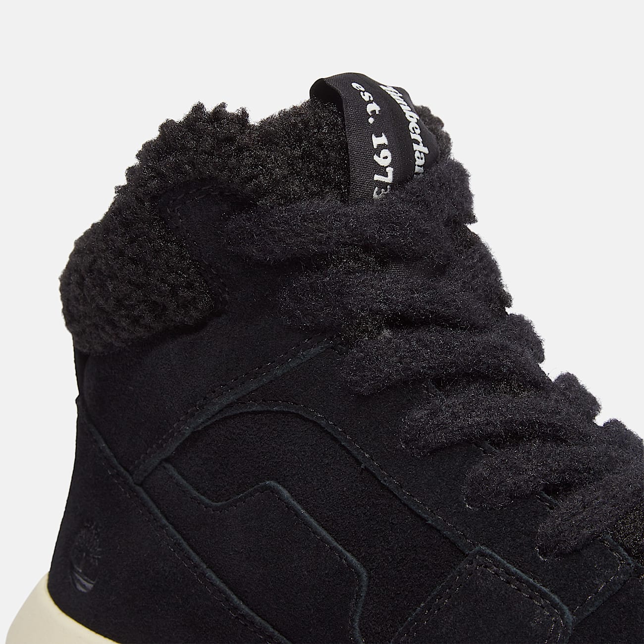 Timberland Women'S Retro Swift High-Top Sneaker Black Suede