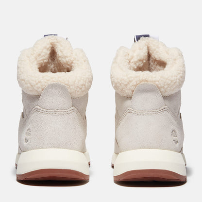 Timberland Women'S Retro Swift High-Top Sneaker Natural Suede