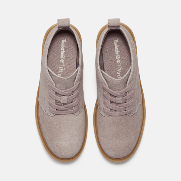 Timberland Rowan Way Mid Chukka Boot Light Purple Suede Women'S