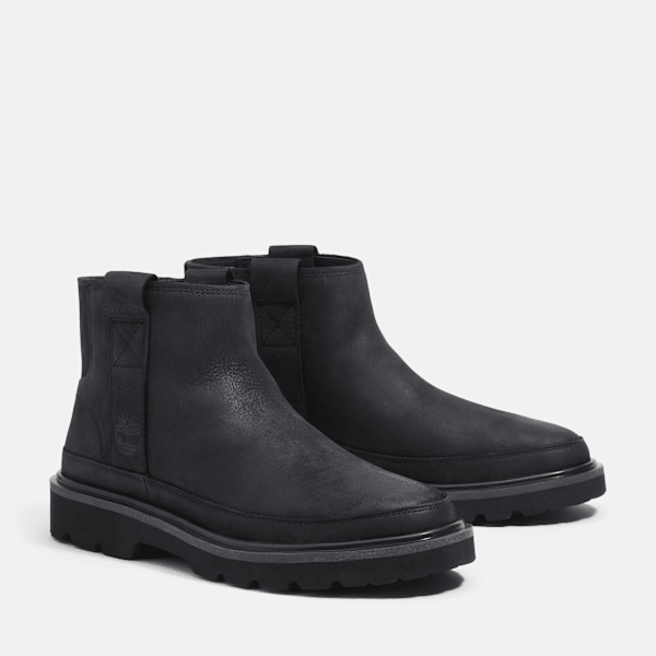 Timberland Rowan Way Pull-On Boot Black Nubuck Women'S