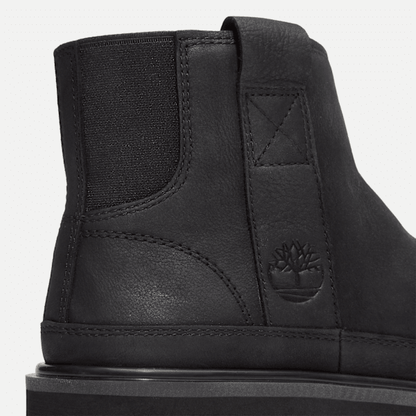 Timberland Rowan Way Pull-On Boot Black Nubuck Women'S