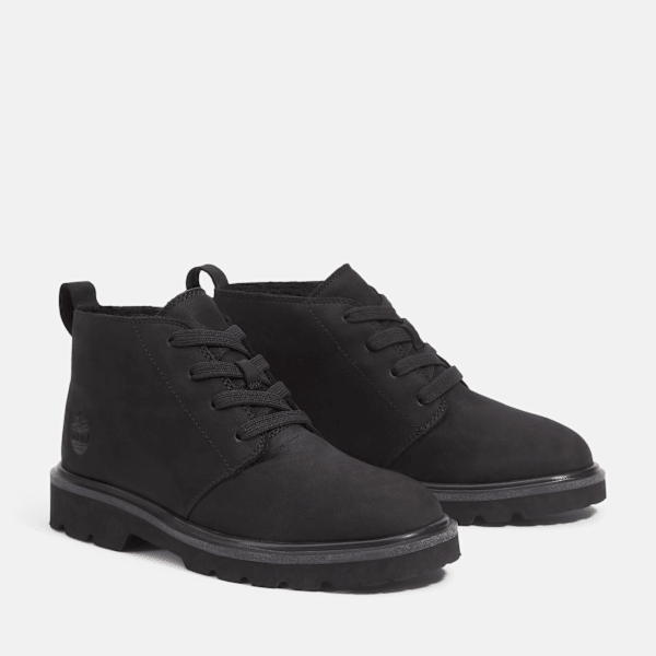 Timberland Rowan Way Warm-Lined Chukka Boot Black Nubuck Women'S