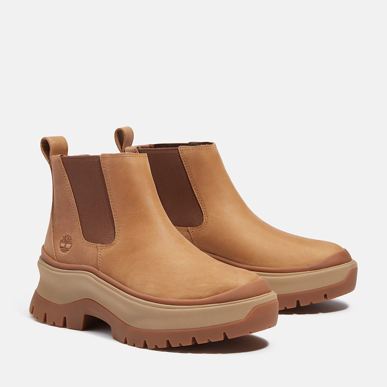 Timberland Women'S Roxie Lane Chelsea Boot Medium Brown Full-Grain