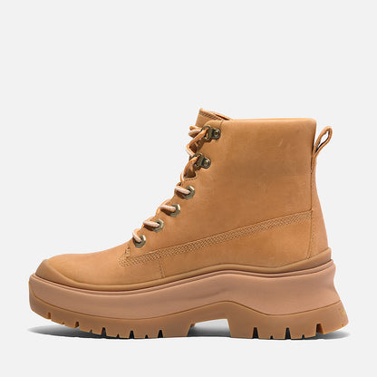 Timberland Women'S Roxie Lane Mid Lace-Up Boot Wheat Full-Grain