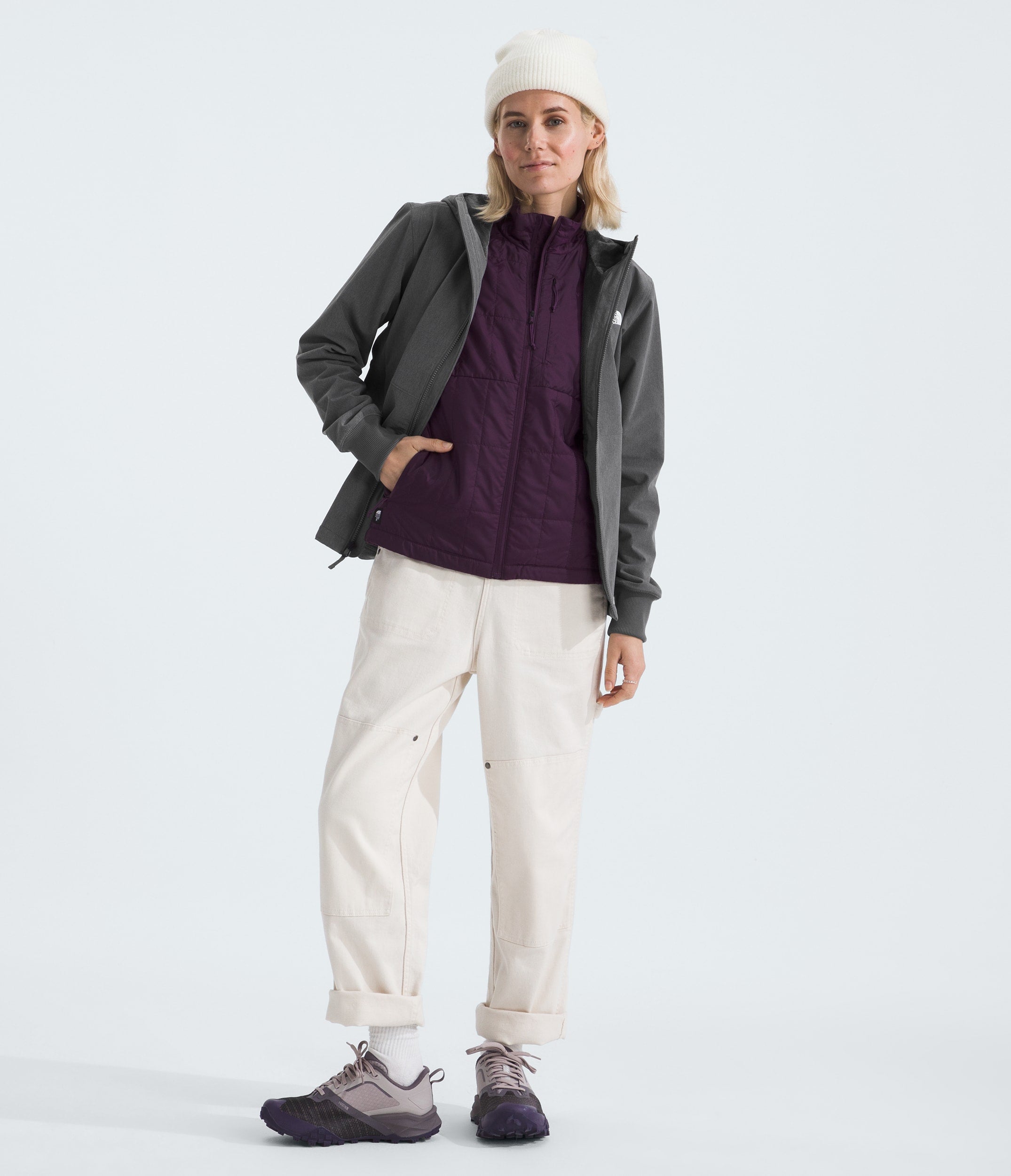 The North Face Women’s Shelbe Raschel Hoodie Smoked Pearl Heather