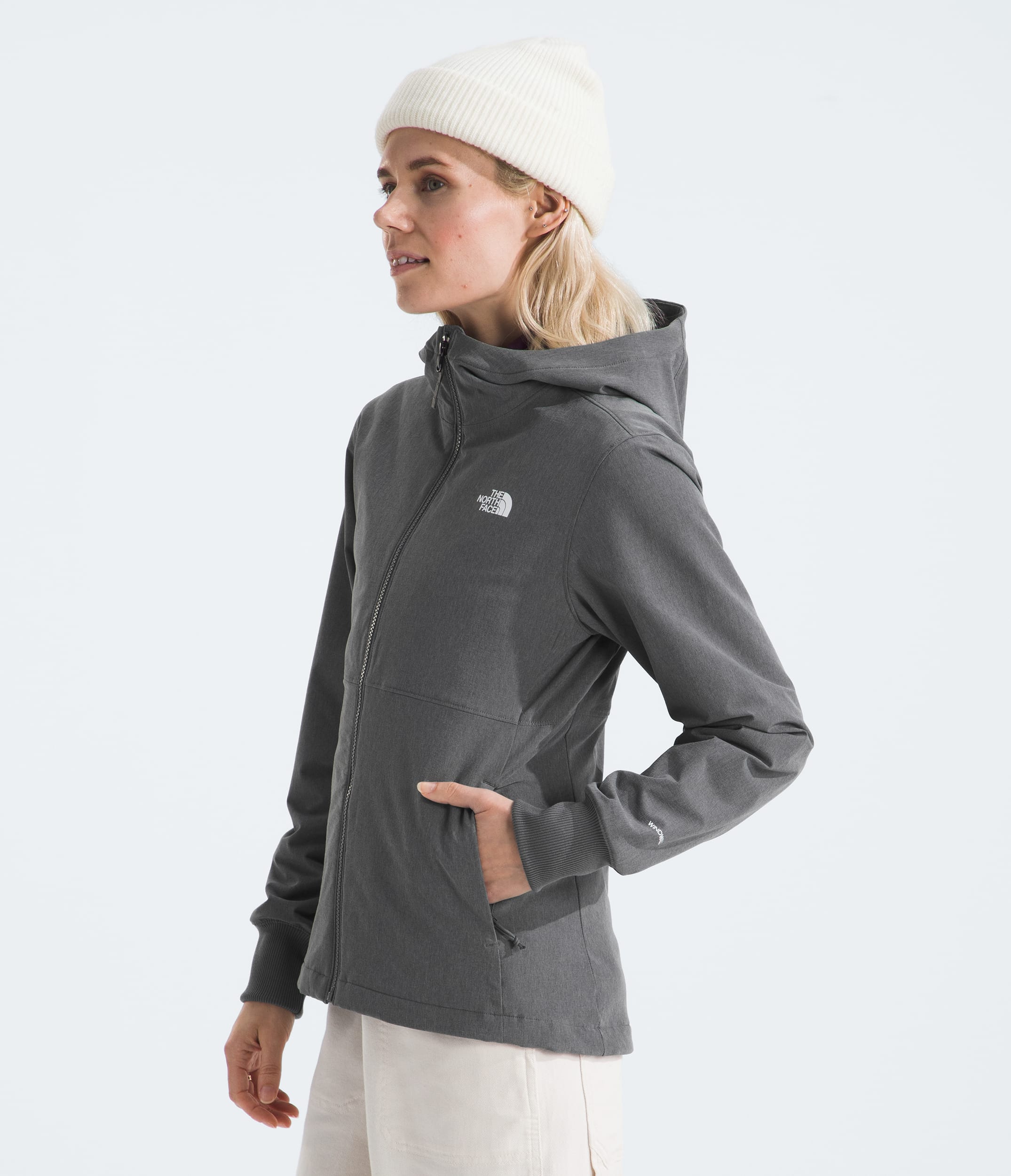 The North Face Women’s Shelbe Raschel Hoodie Smoked Pearl Heather