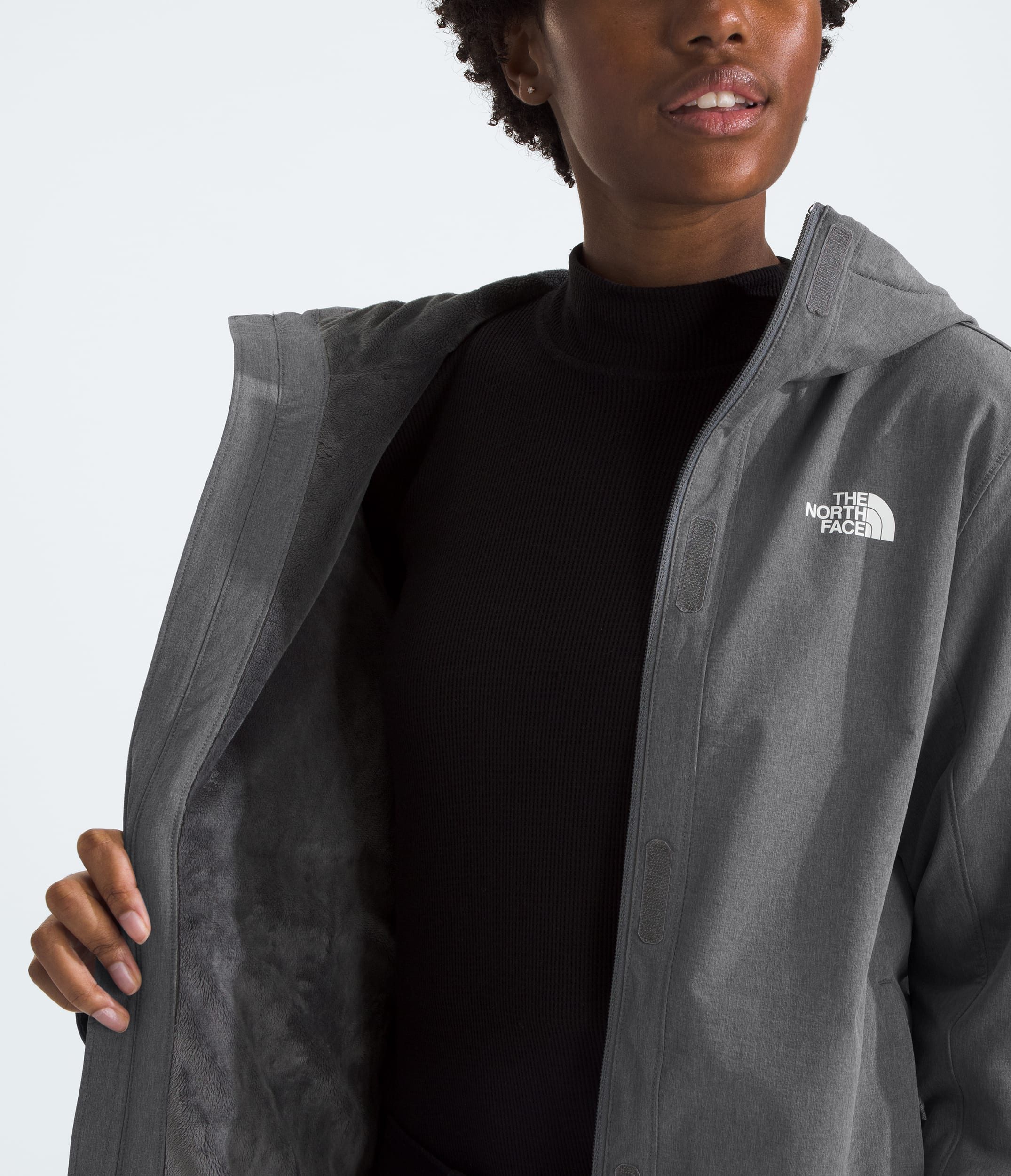 The North Face Women’s Shelbe Raschel Parka Smoked Pearl Heather