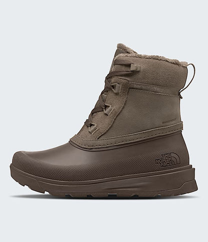 The North Face Womens Shellista V Shorty Waterproof Boots Mocha Brown