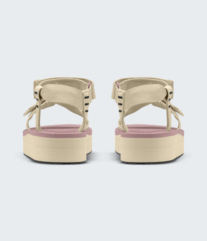 The North Face Womens Skeena Platform Sandals Desert Stone-Metal Pink Desert Stone-Metal Pink