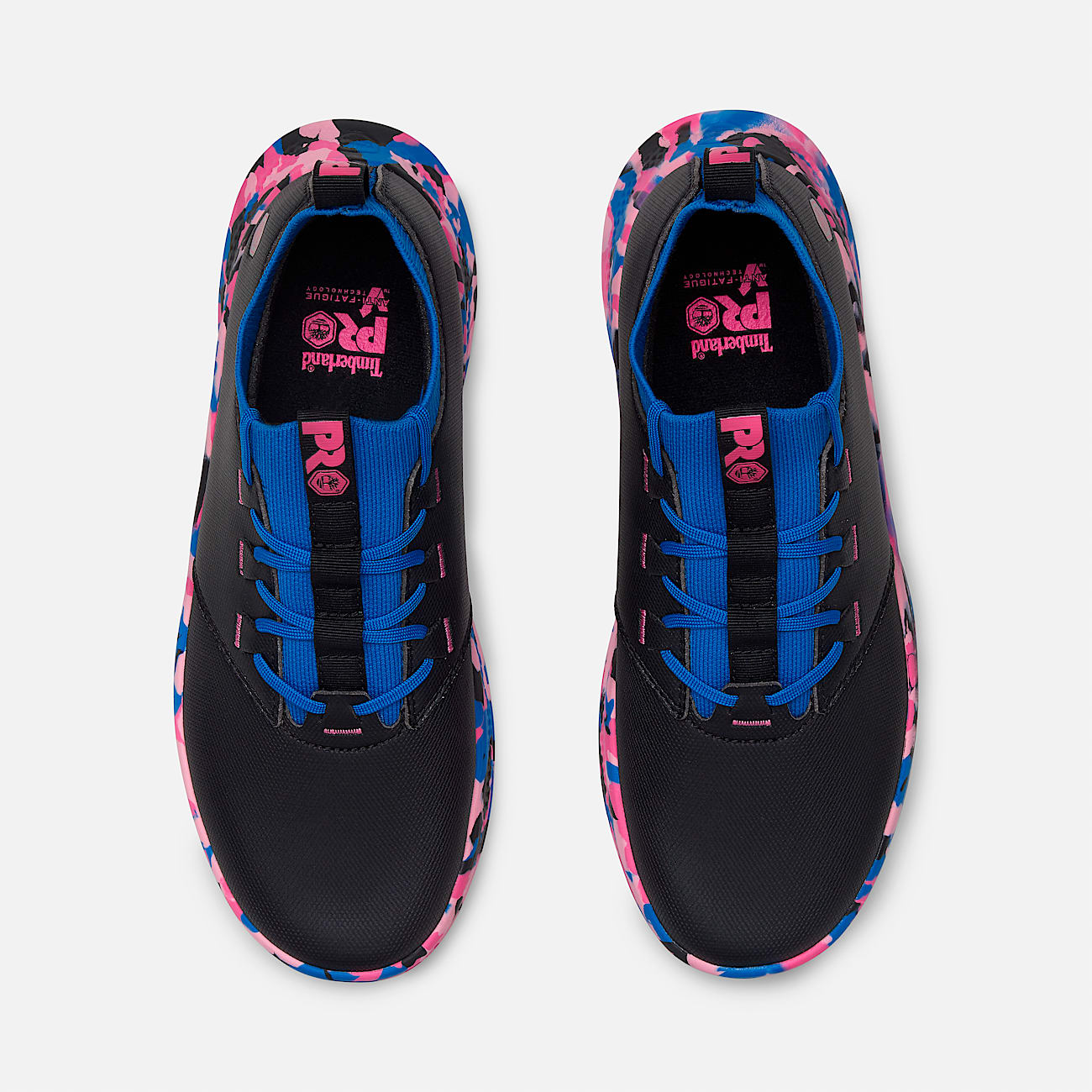 Timberland Women'S Solace Max Slip-On Work Sneaker Black/Blue