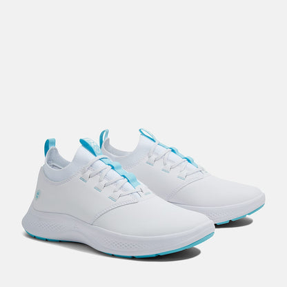 Timberland Women'S Solace Max Slip-On Work Sneaker White/Blue