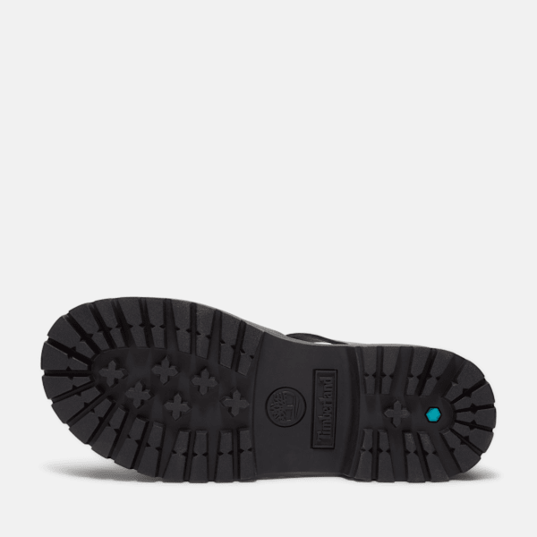 Timberland Stone Street Fisherman Platform Sandal Black Full-Grain Women'S
