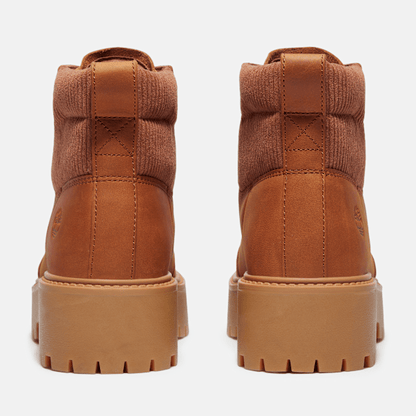 Timberland Stone Street Platform Hiker Boot Rust Nubuck Women'S