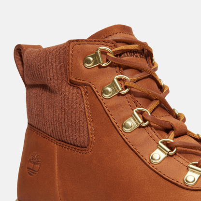 Timberland Stone Street Platform Hiker Boot Rust Nubuck Women'S