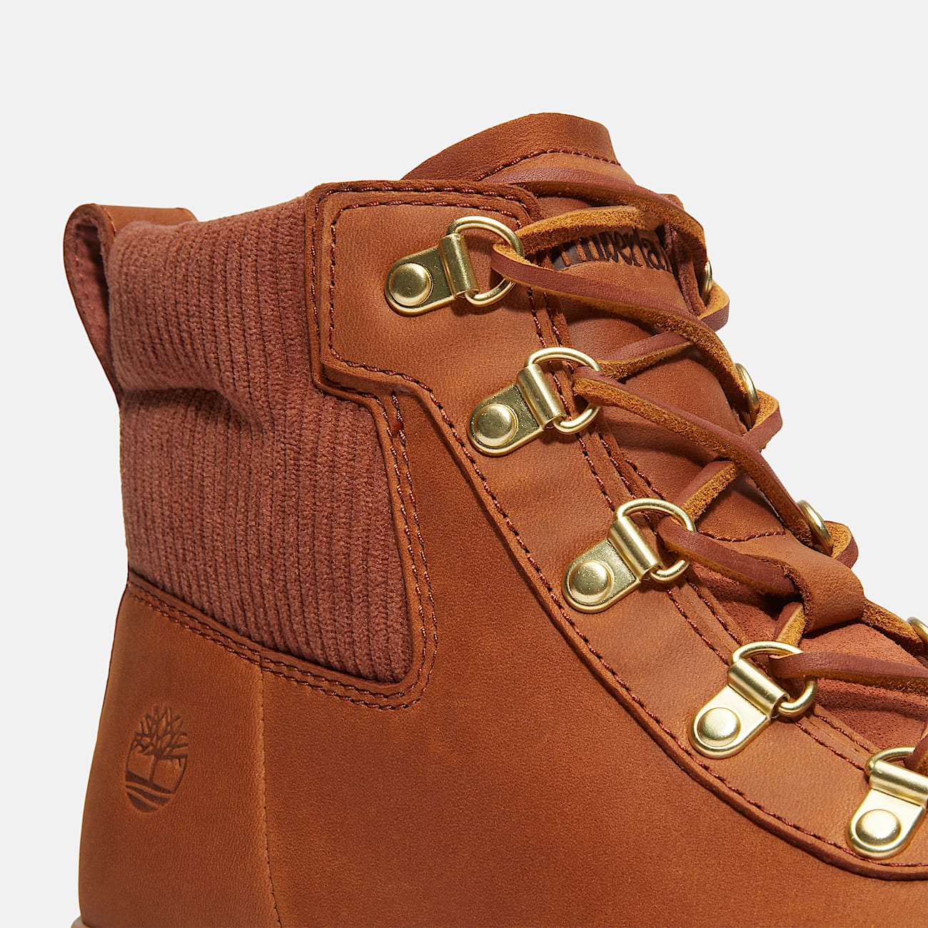 Timberland Women'S Stone Street Platform Hiker Boot Rust Nubuck