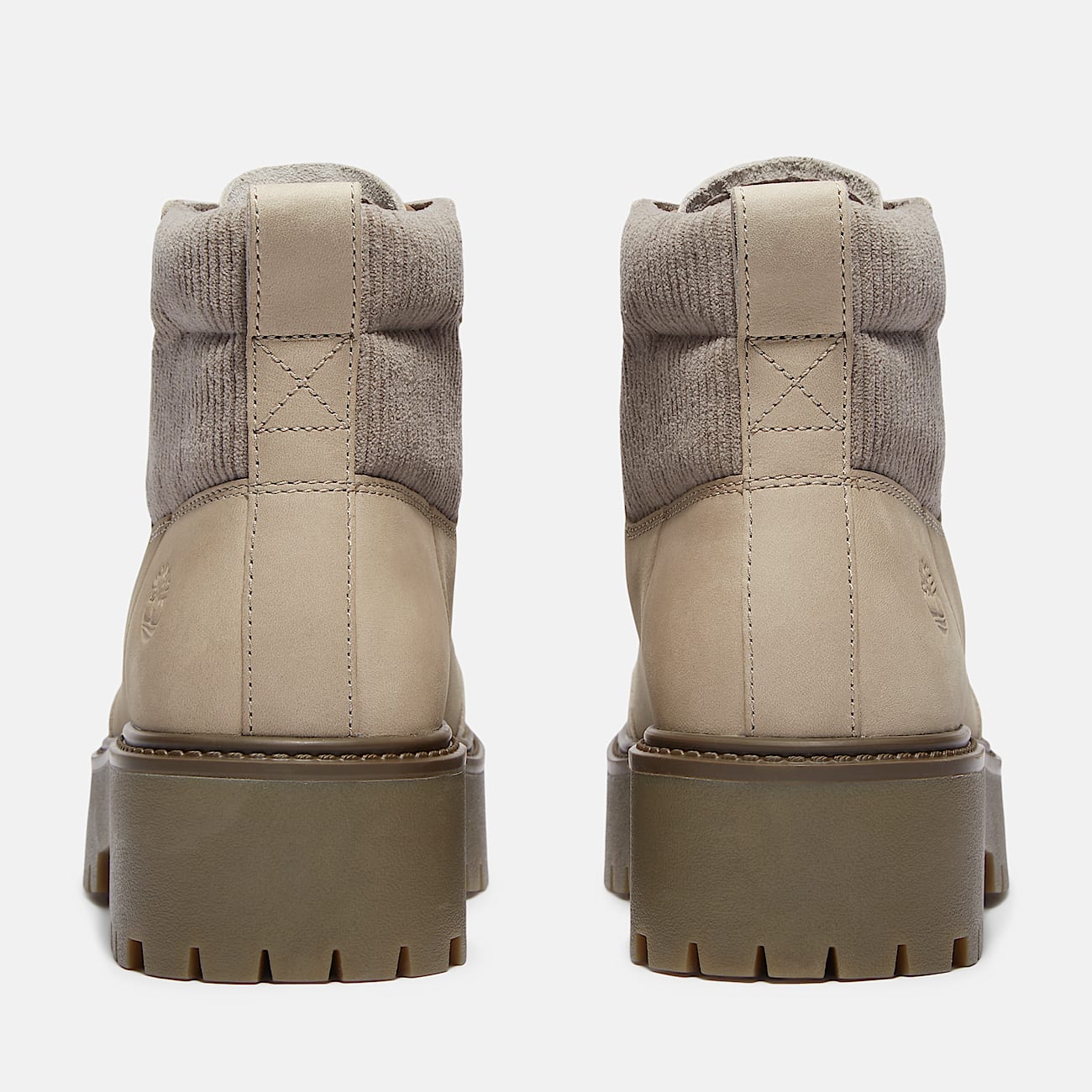 Timberland Women'S Stone Street Platform Hiker Boot Medium Grey Nubuck