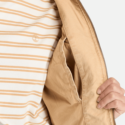 Timberland Strafford Washed Canvas Jacket Light Wheat Women'S