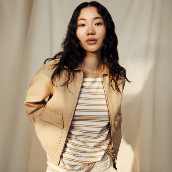 Timberland Strafford Washed Canvas Jacket Light Wheat Women'S