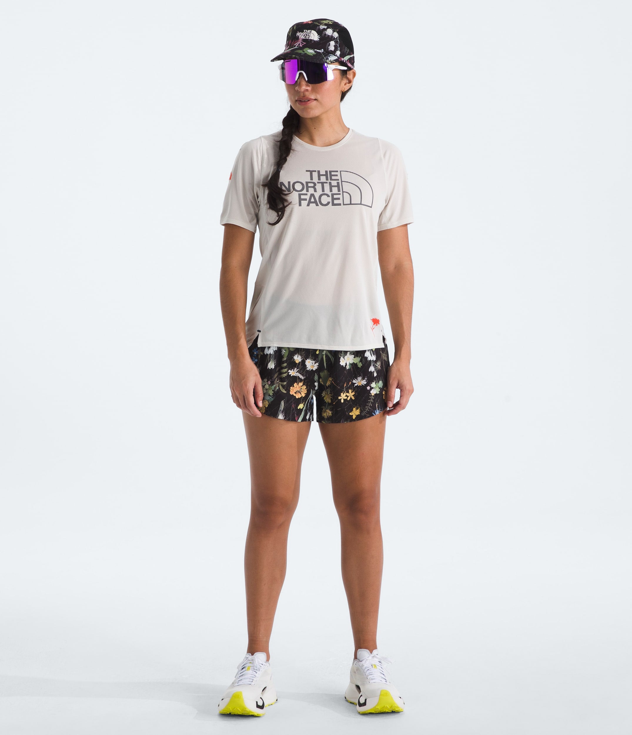 The North Face Women’s Summit Series Pacesetter 3'' Shorts—Print TNF Black